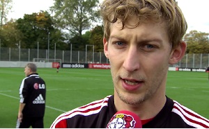 Stefan Kießling im Interview mit Bayer 04-TV (Foto: Screenshot Bayer 04-TV)